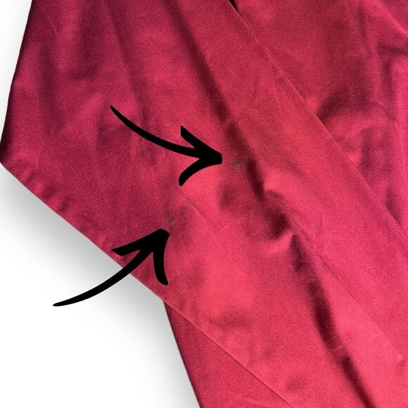 Bugle Boy Vintage Dark Red Long Sleeve Button Up Shirt Logo Pocket Men’s Size M - Picture 8 of 8